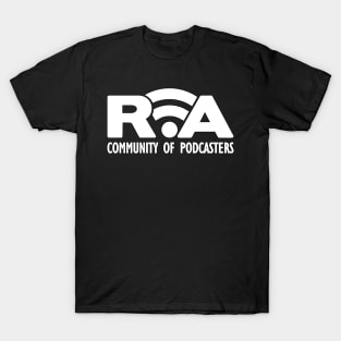 RVA Community of Podcasters (White Letters) T-Shirt